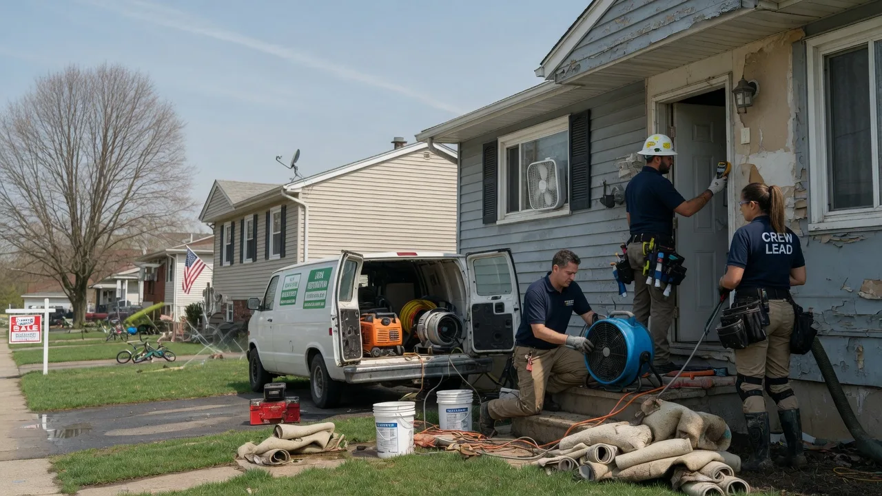 Flood Cleanup in West Manchester, OH near me