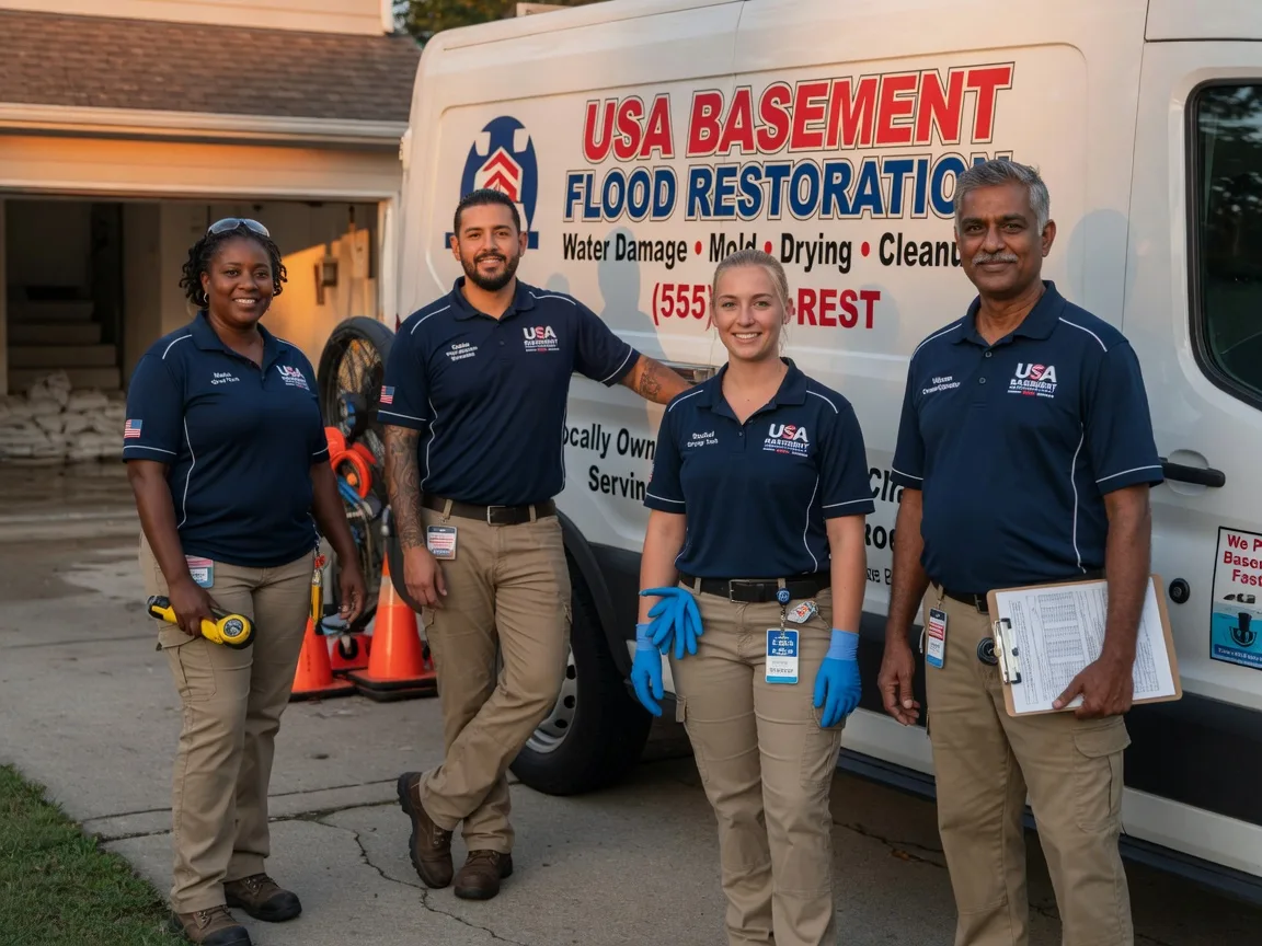 Basement Flood Cleanup company in West Manchester, OH