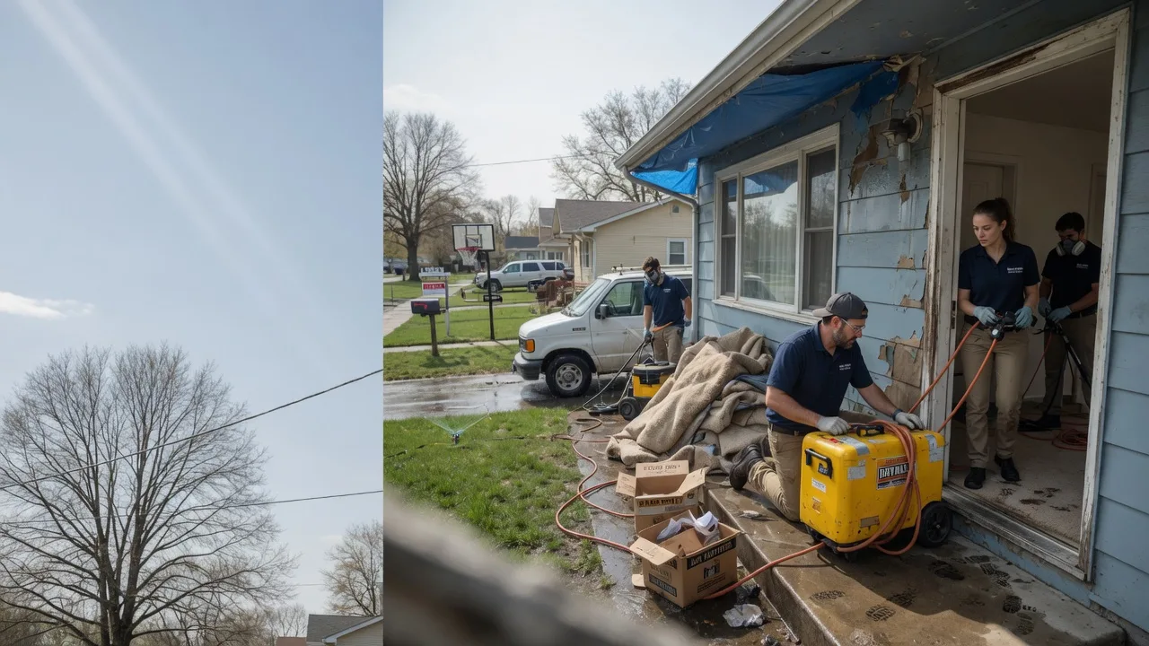 Basement Flood Cleanup in West Manchester, OH near me
